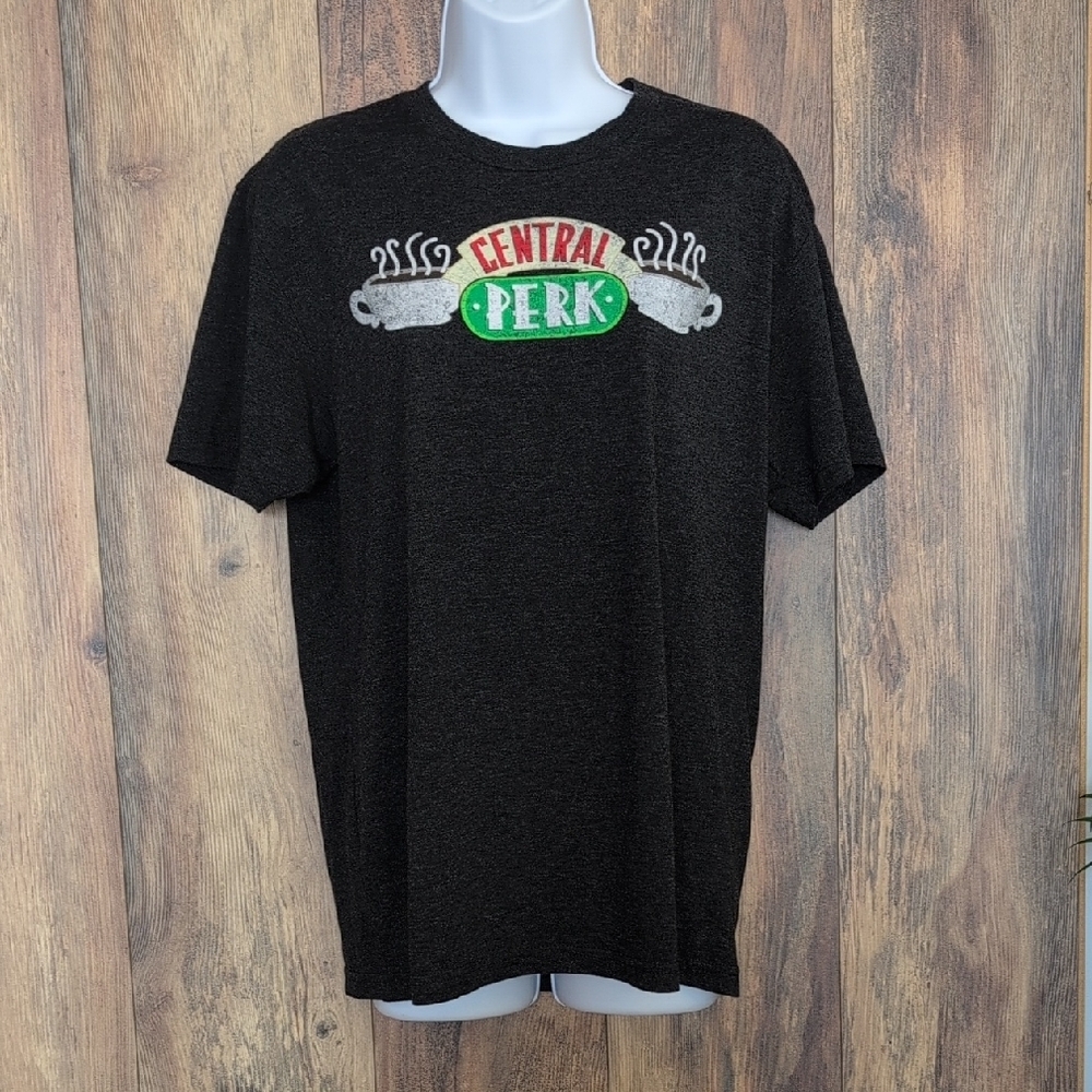 Box Lunch Black Friends Central Perk Graphic Tee Short Sleeve M